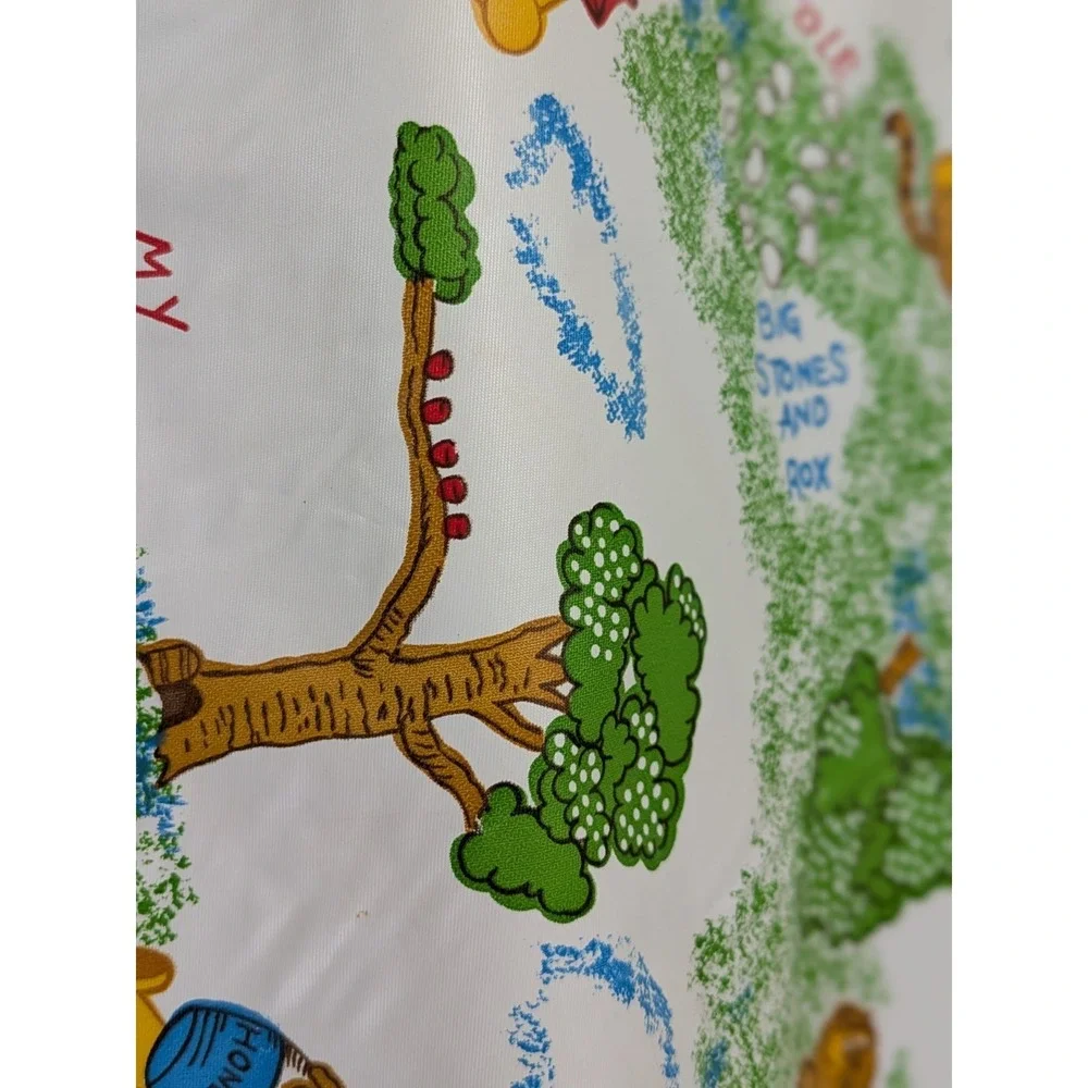 VNTG 1985!🚨Classic Winnie The Pooh Wipeable Activity Play Floor Mat Sensory 38
